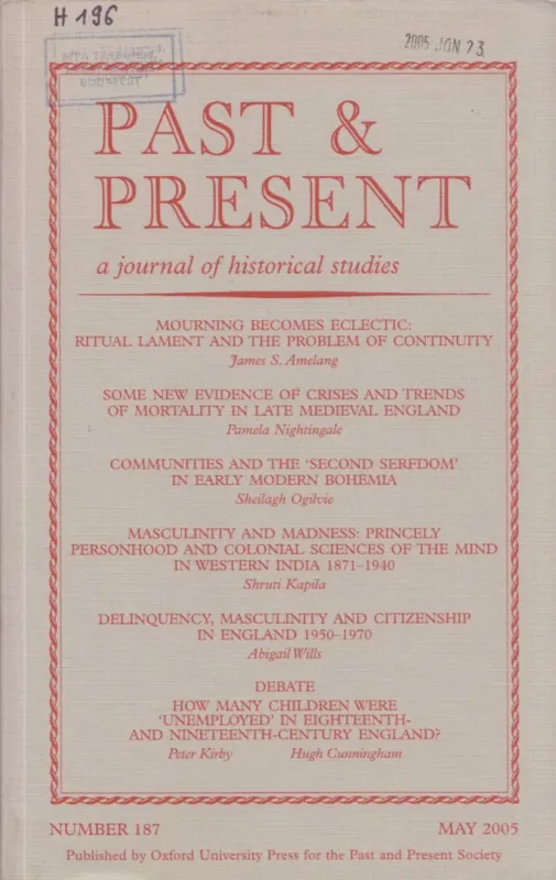 Prémium Past & Present Number 187 2005 May