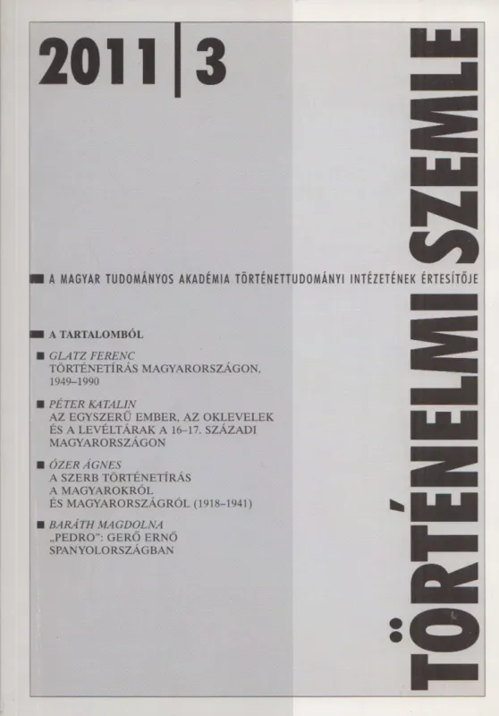 Expressz szállítás Történelmi Szemle 2011/3