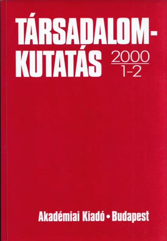 Outlet Társadalomkutatás 2000/1-2.