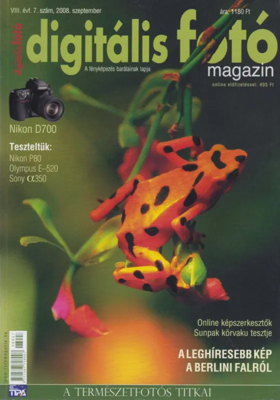 Digitális fotó 2008. szeptember Szezonális akció