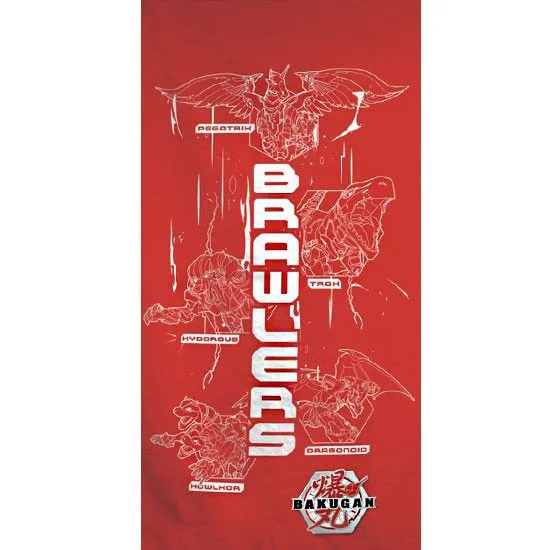 Bakugan fürdőlepedő, strand törölköző 70x140cm Népszerű