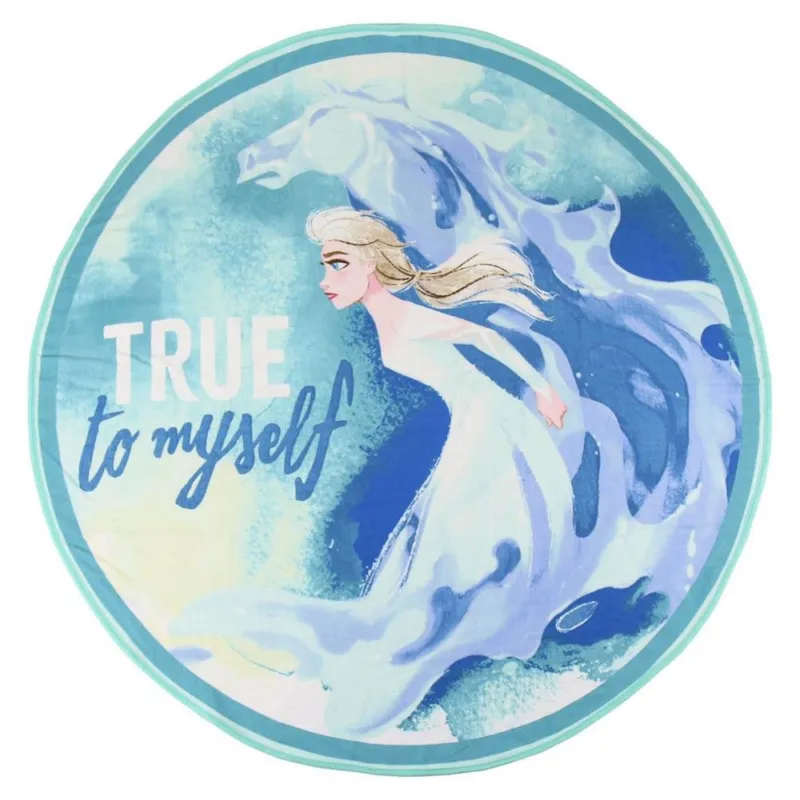 Vedd meg most Disney Jégvarázs forma fürdőlepedő, strand törölköző 130 cm (Fast Dry)