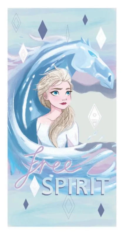 Disney Jégvarázs Ice Horse fürdőlepedő, strand törölköző 70x137 cm (Fast Dry) Bestseller