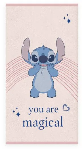 Disney Lilo és Stitch, A csillagkutya Magical fürdőlepedő, strand törölköző 60x120cm Utolsó esély