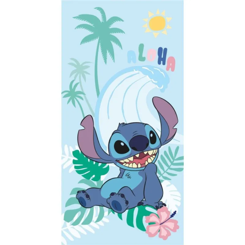 Disney Lilo és Stitch, A csillagkutya Sun fürdőlepedő, strand törölköző 70x140cm Nézd meg most