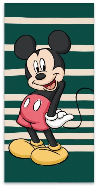 Vedd meg online Disney Mickey Green fürdőlepedő, strand törölköző 60x120cm