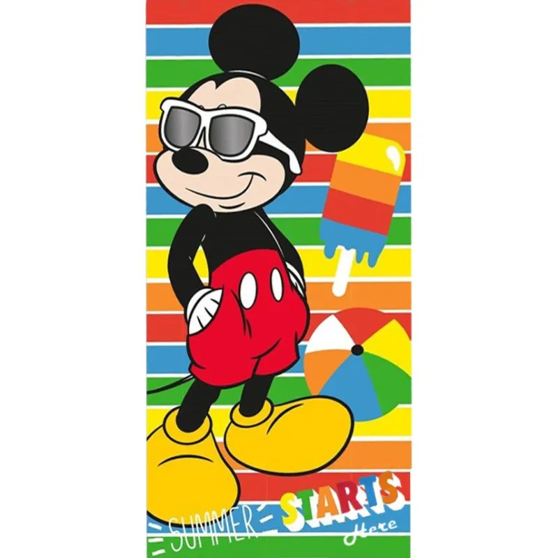 Vásárlói kedvenc Disney Mickey Summer fürdőlepedő, strand törölköző 70x140cm