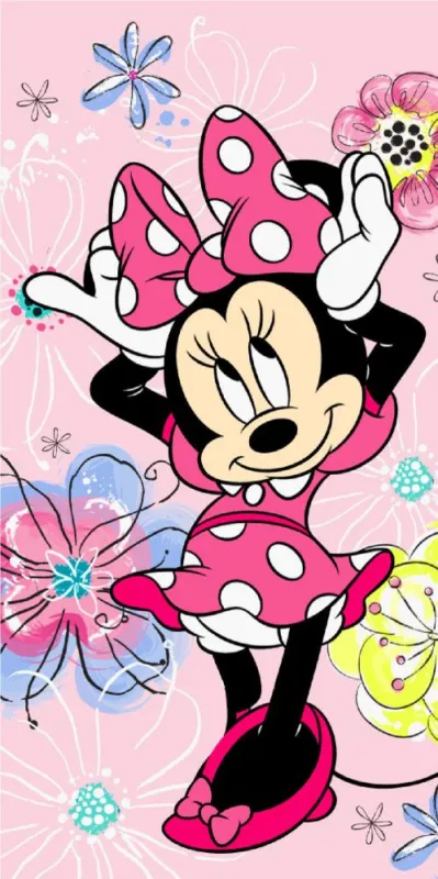 Disney Minnie Pink Bow fürdőlepedő, strand törölköző 70-140cm Legjobb ár