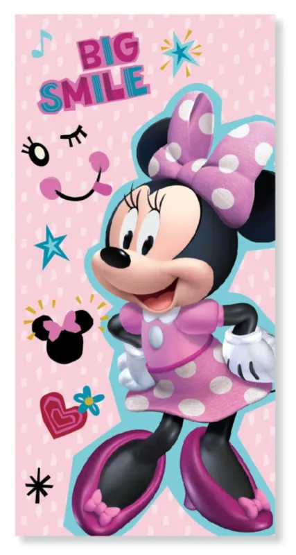 Olcsóbb Disney Minnie Smile fürdőlepedő, strand törölköző 70x137 cm (Fast Dry)