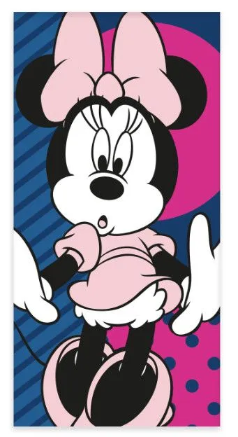 Exkluzív ajánlat Disney Minnie Surprise fürdőlepedő, strand törölköző 60x120cm
