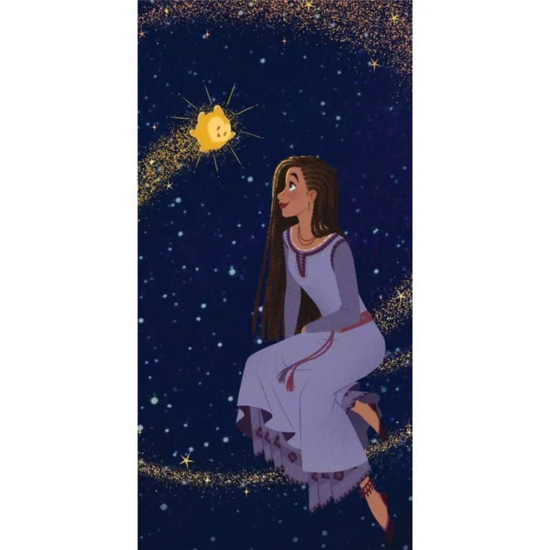 Disney Wish, Kívánság Magic fürdőlepedő, strand törölköző 70x140cm Szezonális akció