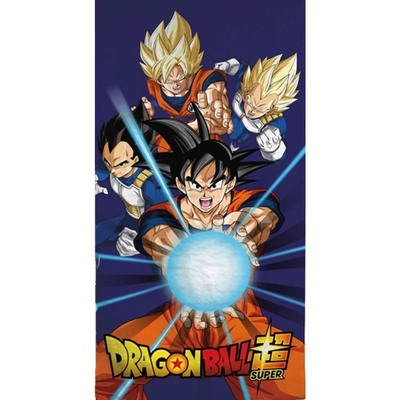 Dragon Ball Kamehame fürdőlepedő, strand törölköző 70x140cm (Fast Dry) Szuper akció