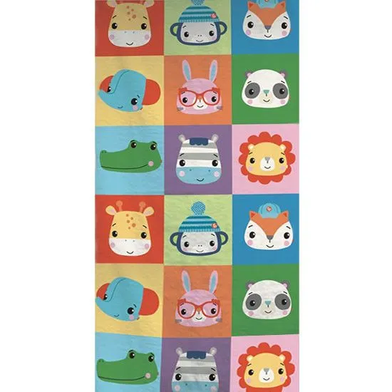 Fisher-Price Animals fürdőlepedő, strand törölköző 70x140cm Kiárusítás