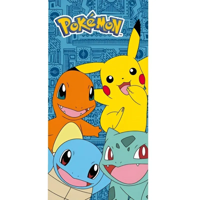 Árengedmény Pokémon Original fürdőlepedő, strand törölköző 70x140cm