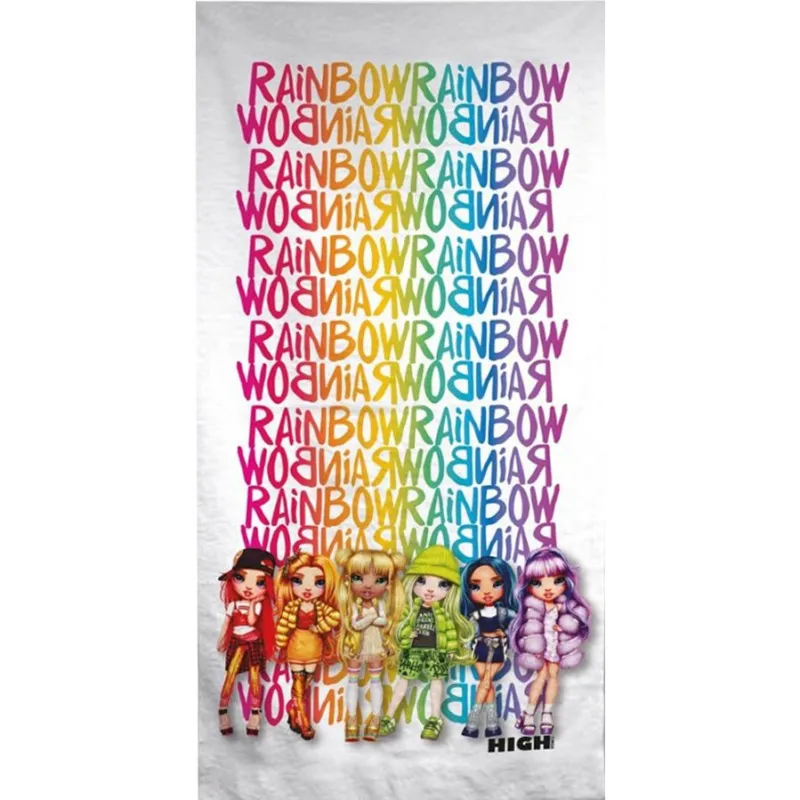 Ajánlat Rainbow High fürdőlepedő, strand törölköző 70x140cm (Fast Dry)