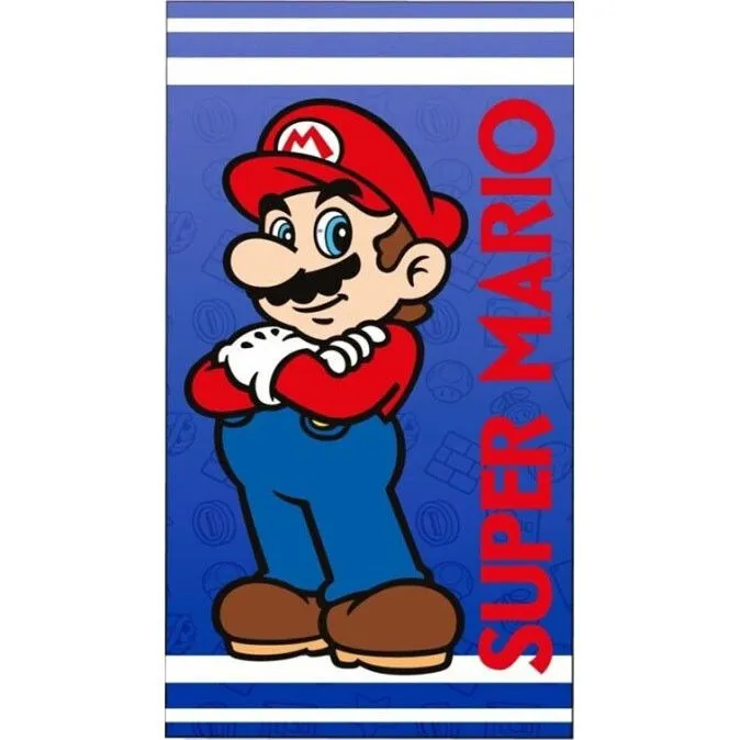 Super Mario fürdőlepedő, strand törölköző 70x140cm Szezonális akció