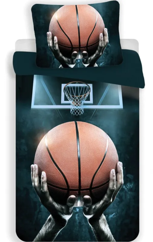 Árcsökkenés Basketball, Kosárlabda ágyneműhuzat 140×200cm, 70×90 cm