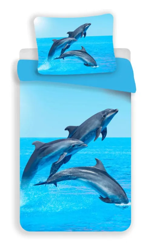 Kihagyhatatlan ajánlat Delfin Trio ágyneműhuzat 140×200cm, 70x90 cm microfibre
