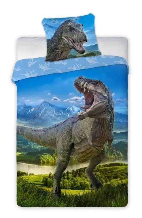 Dinoszaurusz T-Rex ágyneműhuzat 140×200cm, 70×90 cm Vedd meg online