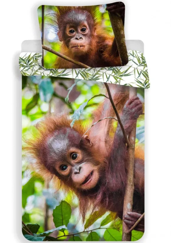 Orangután ágyneműhuzat 140×200cm, 70×90 cm Végkiárusítás