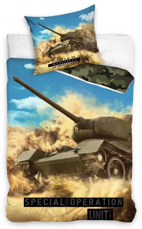 Tank ágyneműhuzat Unit 140×200cm, 70×90 cm Ne maradj le