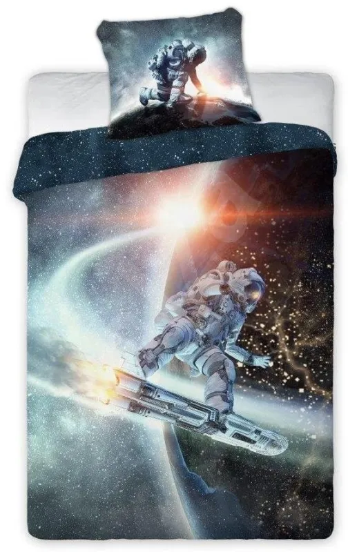 Népszerű Űr Space Surf ágyneműhuzat 140×200cm, 70×90 cm