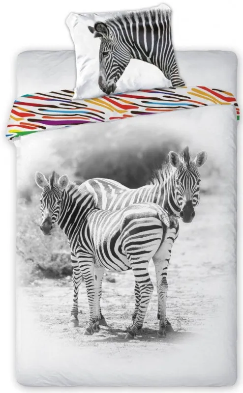 Zebra Wild ágyneműhuzat 140×200cm, 70×90 cm Legkelendőbb