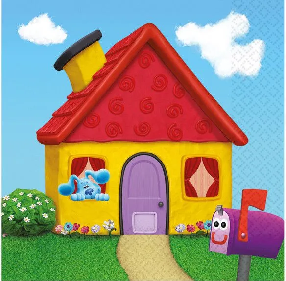 Nézd meg most Azúrkék nyomok Fun szalvéta 16 db-os 33x33 cm
