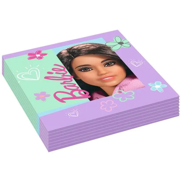 Outlet Barbie Sweet Life szalvéta 16 db-os 33x33 cm