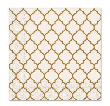 Olcsóbb Barna Brown Tiles szalvéta 20 db-os 33x33 cm FSC