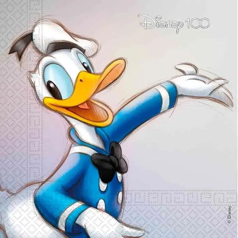 Disney Donald 100 szalvéta 20 db-os 33x33 cm FSC Exkluzív ajánlat