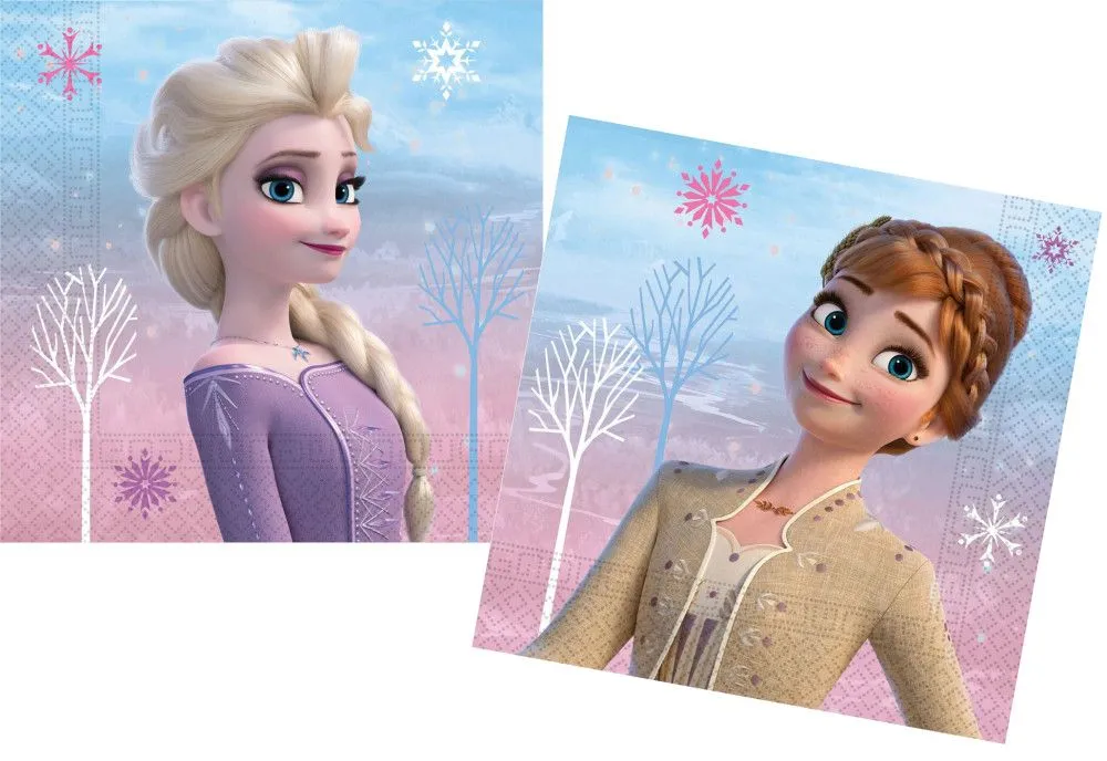 Utolsó esély Disney Jégvarázs Wind szalvéta 20 db-os 33x33 cm FSC