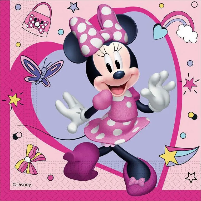 Különleges ajánlat Disney Minnie Junior szalvéta 20 db-os 33x33 cm FSC
