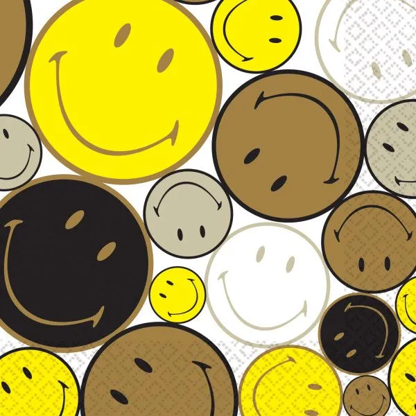 Outlet Emoji Smiley Originals szalvéta 16 db-os 33x33 cm