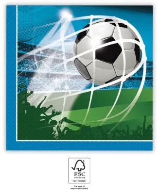 Nézd meg most Focis Soccer Fans szalvéta 20 db-os 33x33 cm FSC