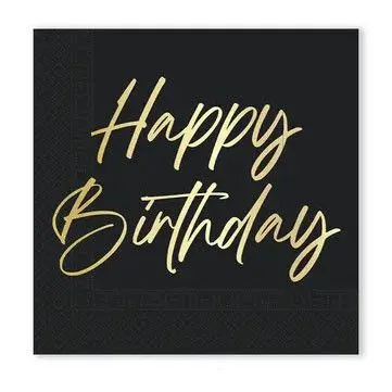 Happy Birthday Elegant szalvéta 20 db-os 33x33 cm FSC Akció