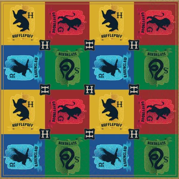 Harry Potter Houses szalvéta 16 db-os 33x33 cm Biztonságos vásárlás