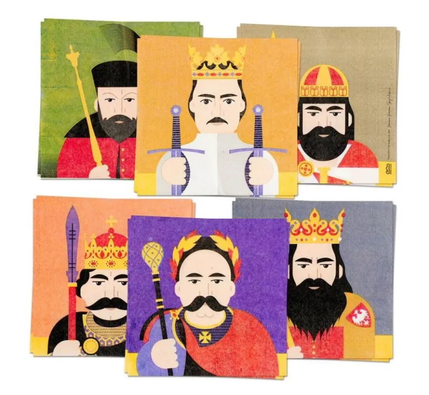 Népszerű Királyok Royal szalvéta 12 db-os 33x33 cm