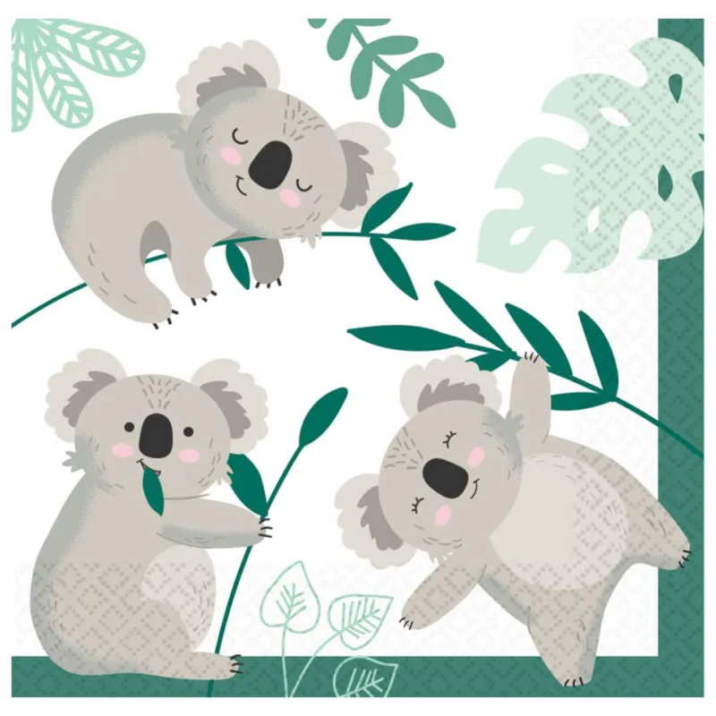 Gyors kiszállítás Koala Eucalyptus szalvéta 16 db-os 33x33 cm