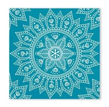 Mandala Petrol White szalvéta 20 db-os, 33x33 cm FSC Outlet