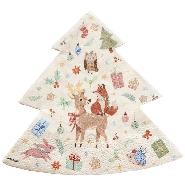 Nézd meg most Téli erdő Winter Woodland szalvéta 16 db-os 32 cm