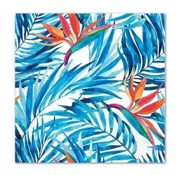 Vedd meg online Virágos Tropical szalvéta 20 db-os 33x33 cm
