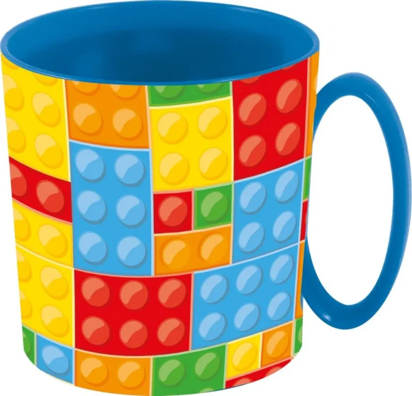 Árcsökkenés Bricks, Lego mintázatú micro bögre 350 ml