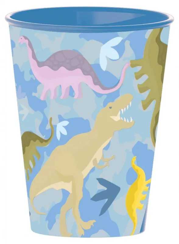 Végkiárusítás Dinoszaurusz pohár, műanyag 260 ml