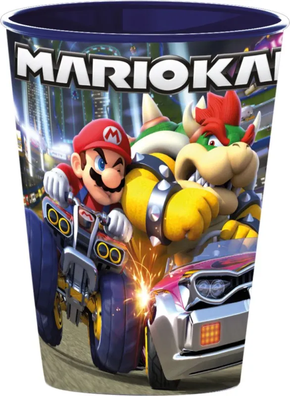 Csak ma Super Mario Kart pohár, műanyag 260 ml