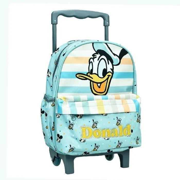Azonnali szállítás Disney Donald gurulós ovis hátizsák, táska 30 cm