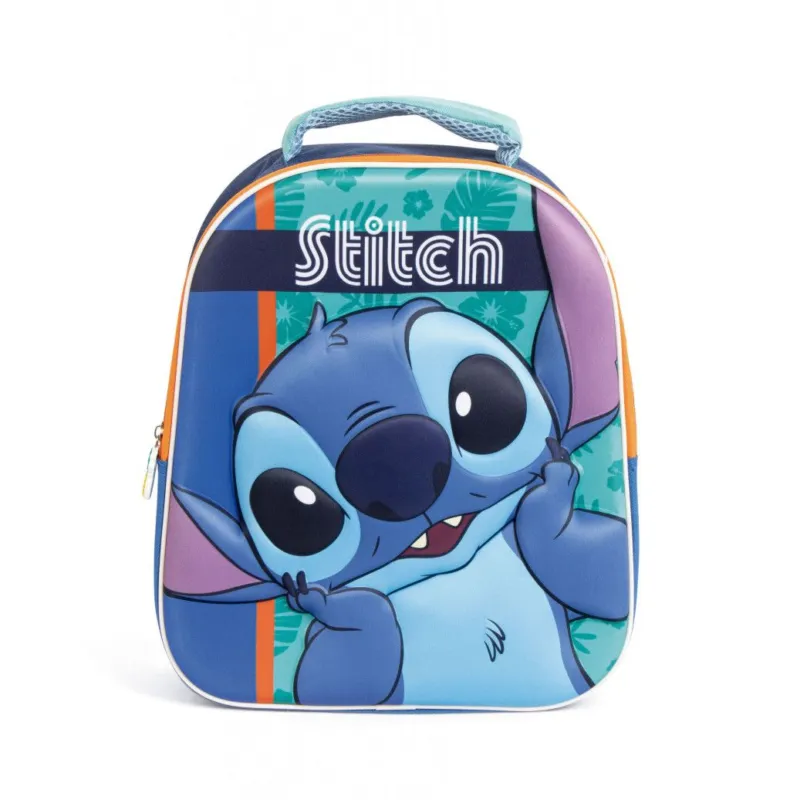 Végkiárusítás Disney Lilo és Stitch, A csillagkutya Leaf 3D hátizsák, táska 32 cm