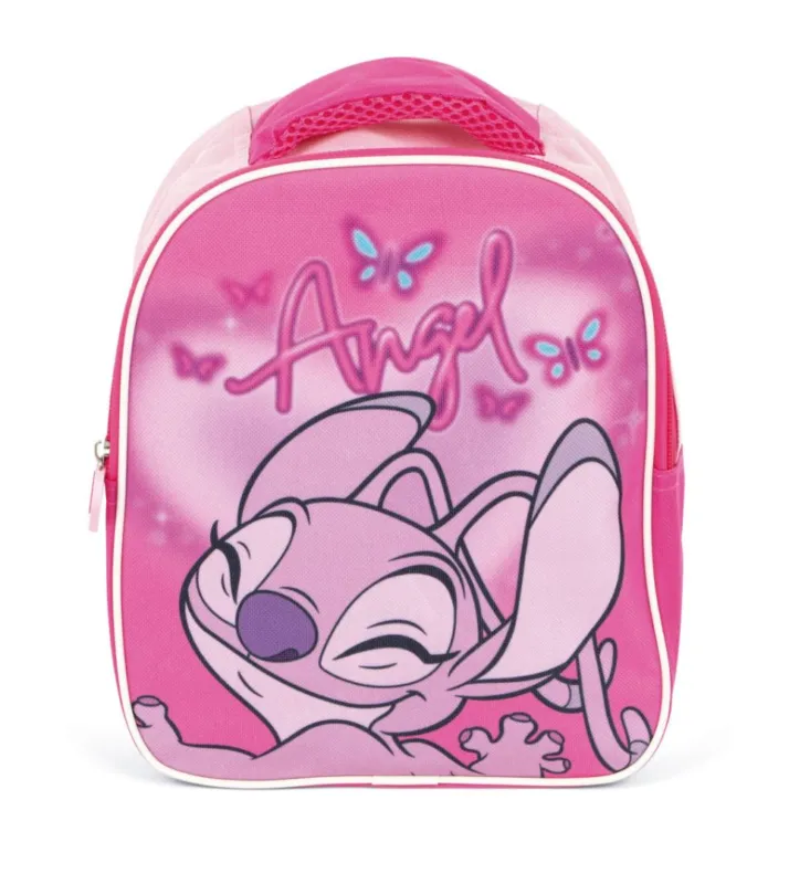 Árengedmény Disney Lilo és Stitch, A csillagkutya Pink Angel hátizsák, táska 24 cm
