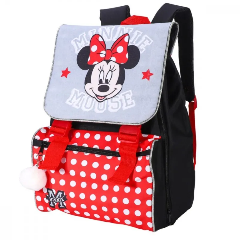 Disney Minnie iskolatáska, táska Pomponnal, 42 cm Nézd meg most