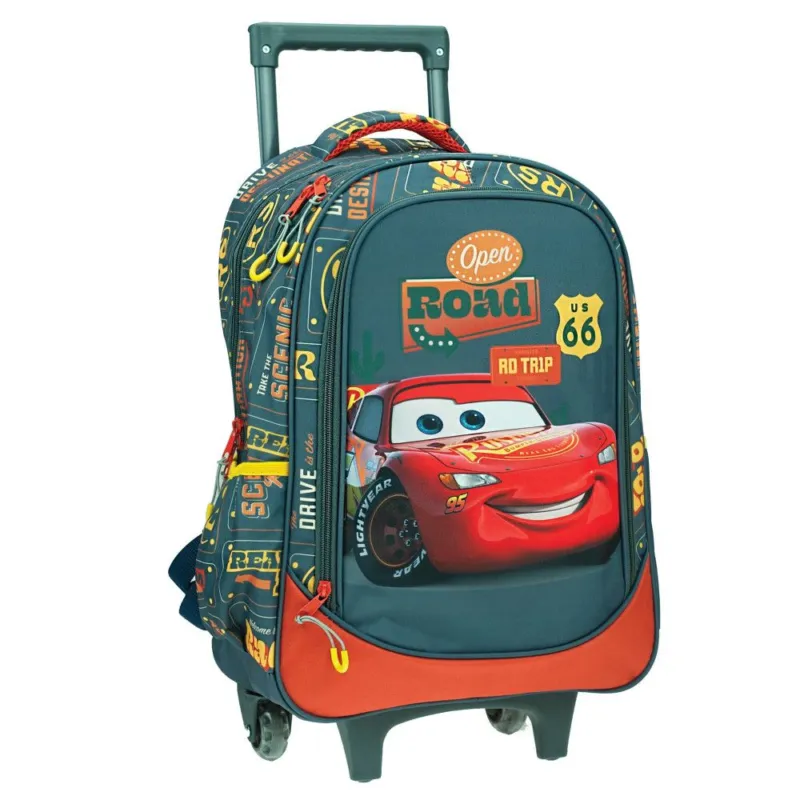 Disney Verdák Road gurulós iskolatáska, táska 46 cm Ajánlat